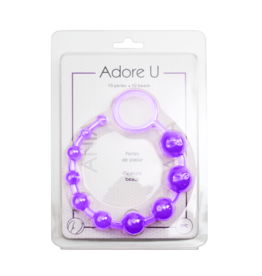Adore U Adore U - Ania - Anal Beads - Violet/Blue