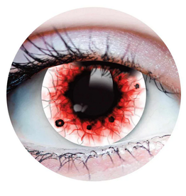 Primal Contact Lenses Primal Contacts Costume - Wrath 2 (White/Red) 918