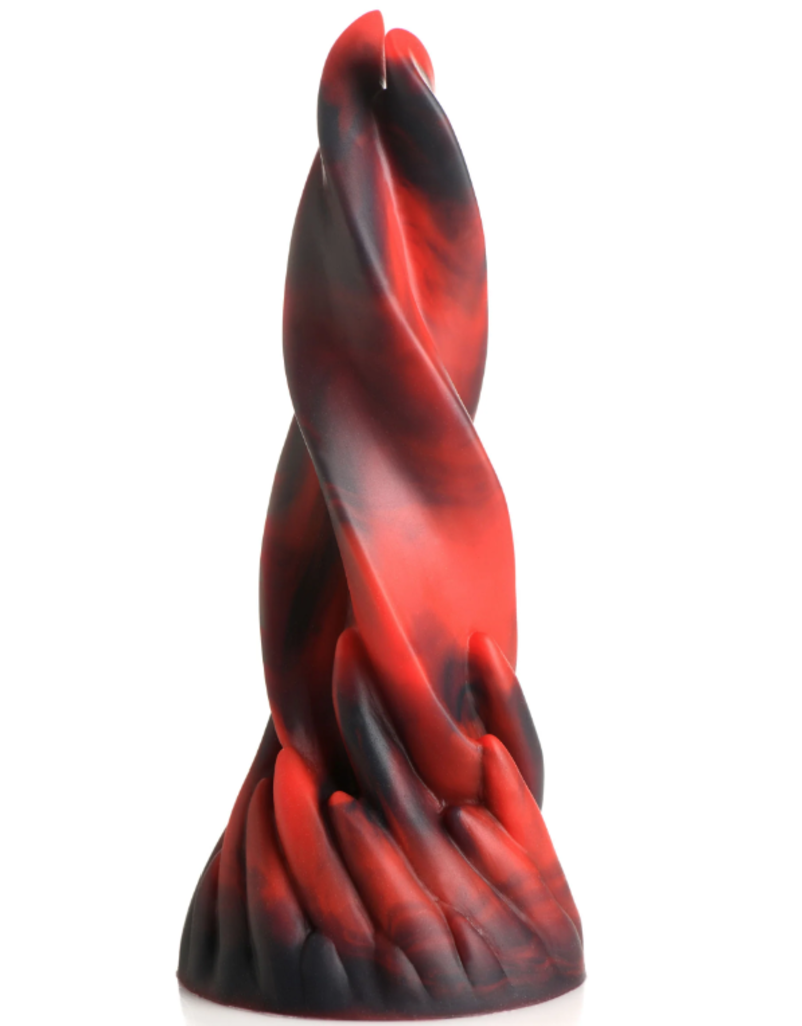 XR Brands Creature Cocks - Hell Kiss Twisted Tongues Silicone Dildo