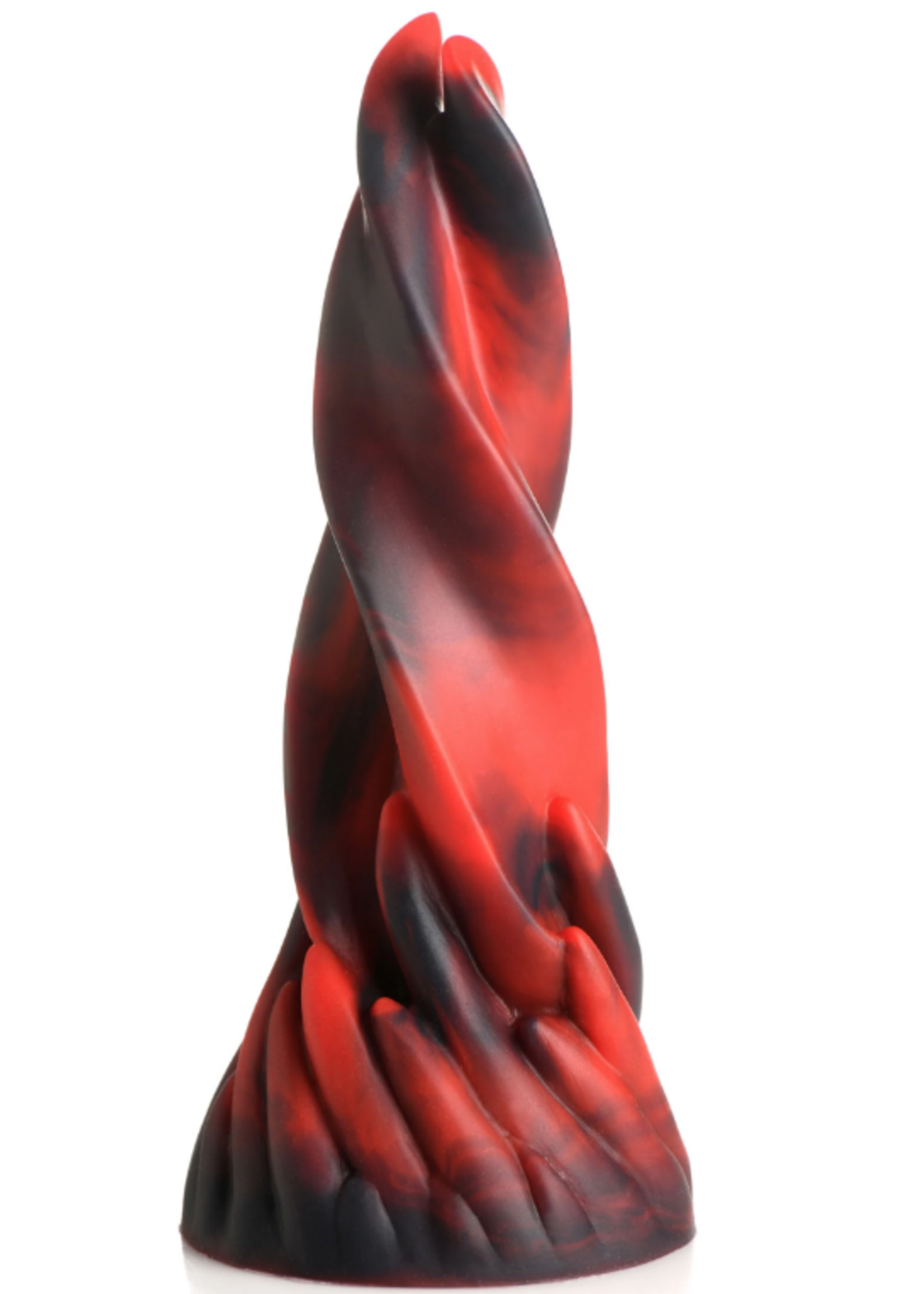 XR Brands Creature Cocks - Hell Kiss Twisted Tongues Silicone Dildo