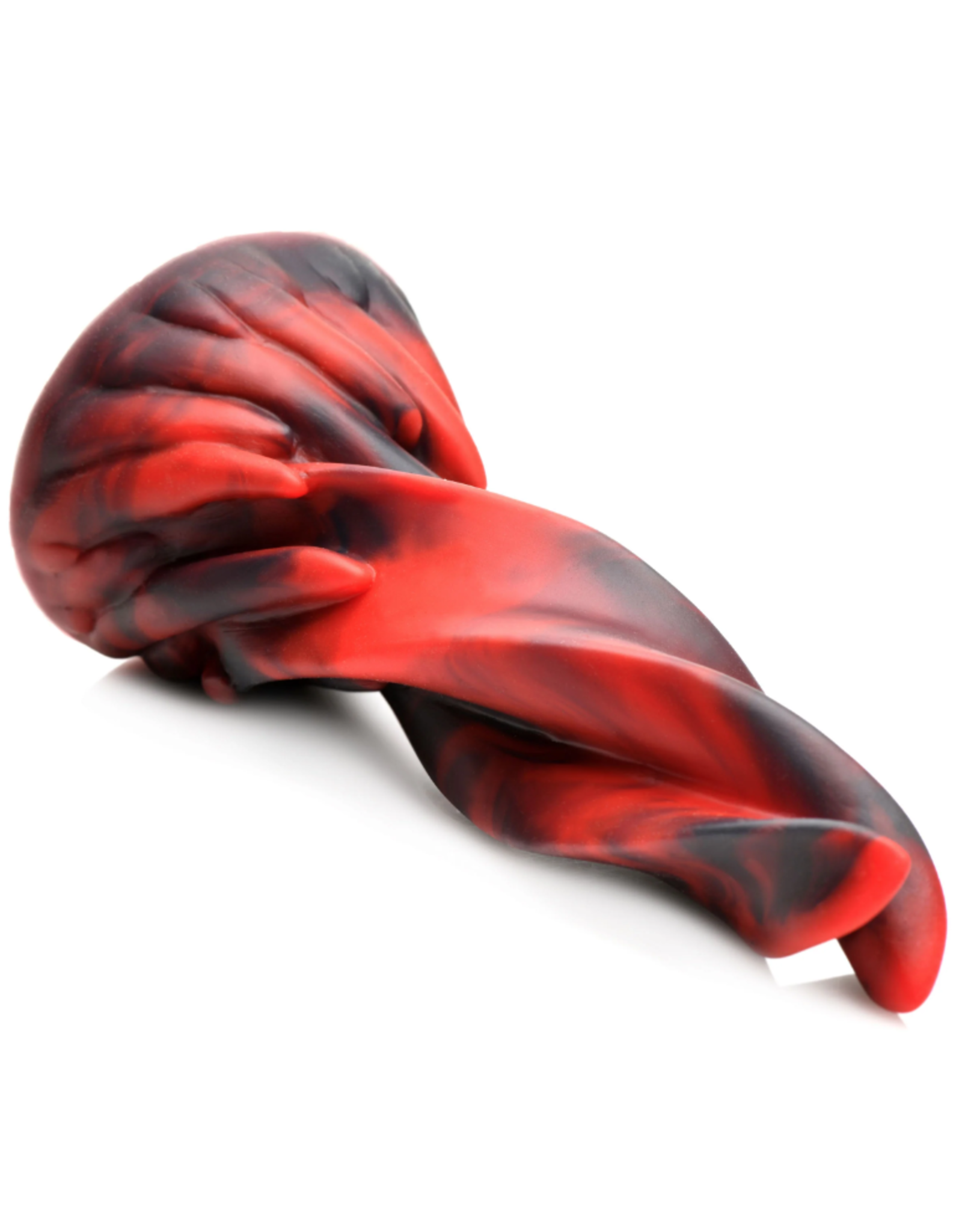 XR Brands Creature Cocks - Hell Kiss Twisted Tongues Silicone Dildo