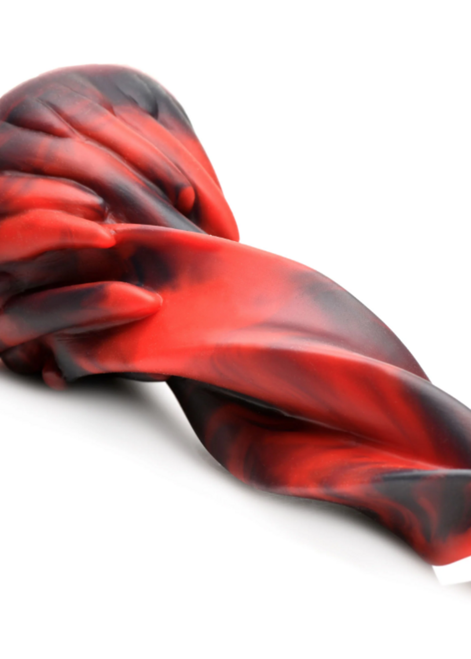 XR Brands Creature Cocks - Hell Kiss Twisted Tongues Silicone Dildo