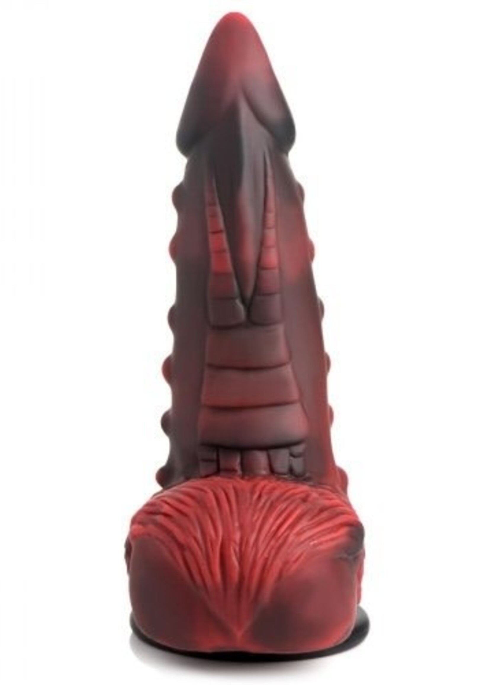 XR Brands Creature Cocks - Lava Demon Thick Nubbed Dildo