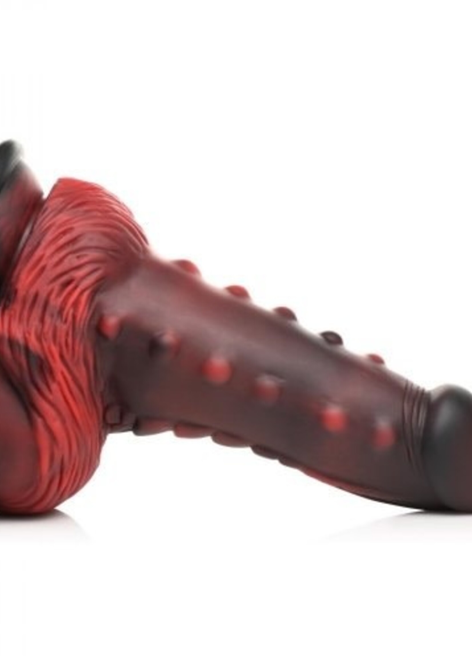 XR Brands Creature Cocks - Lava Demon Thick Nubbed Dildo
