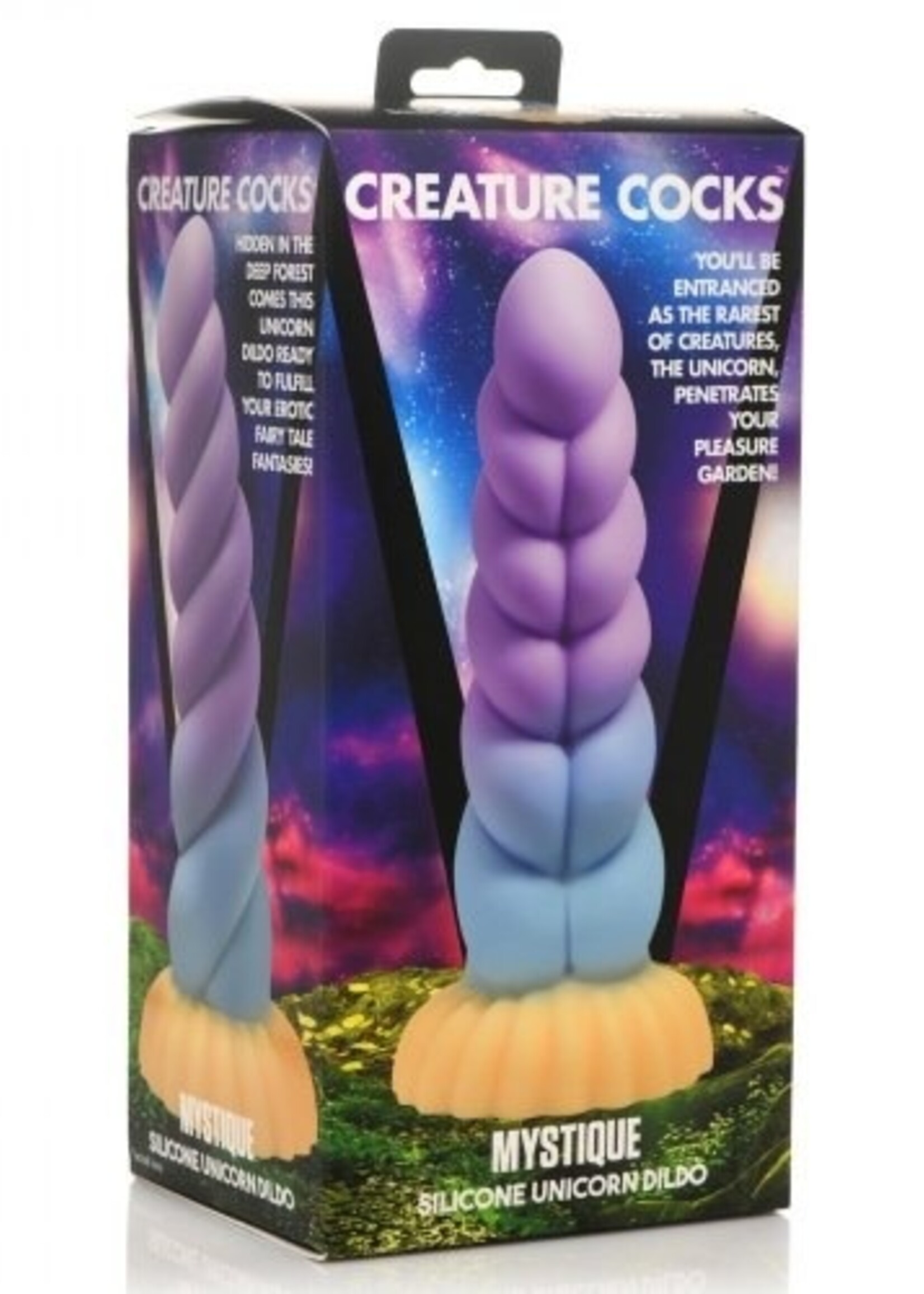 XR Brands Creature Cocks - Mystique Silicone Unicorn