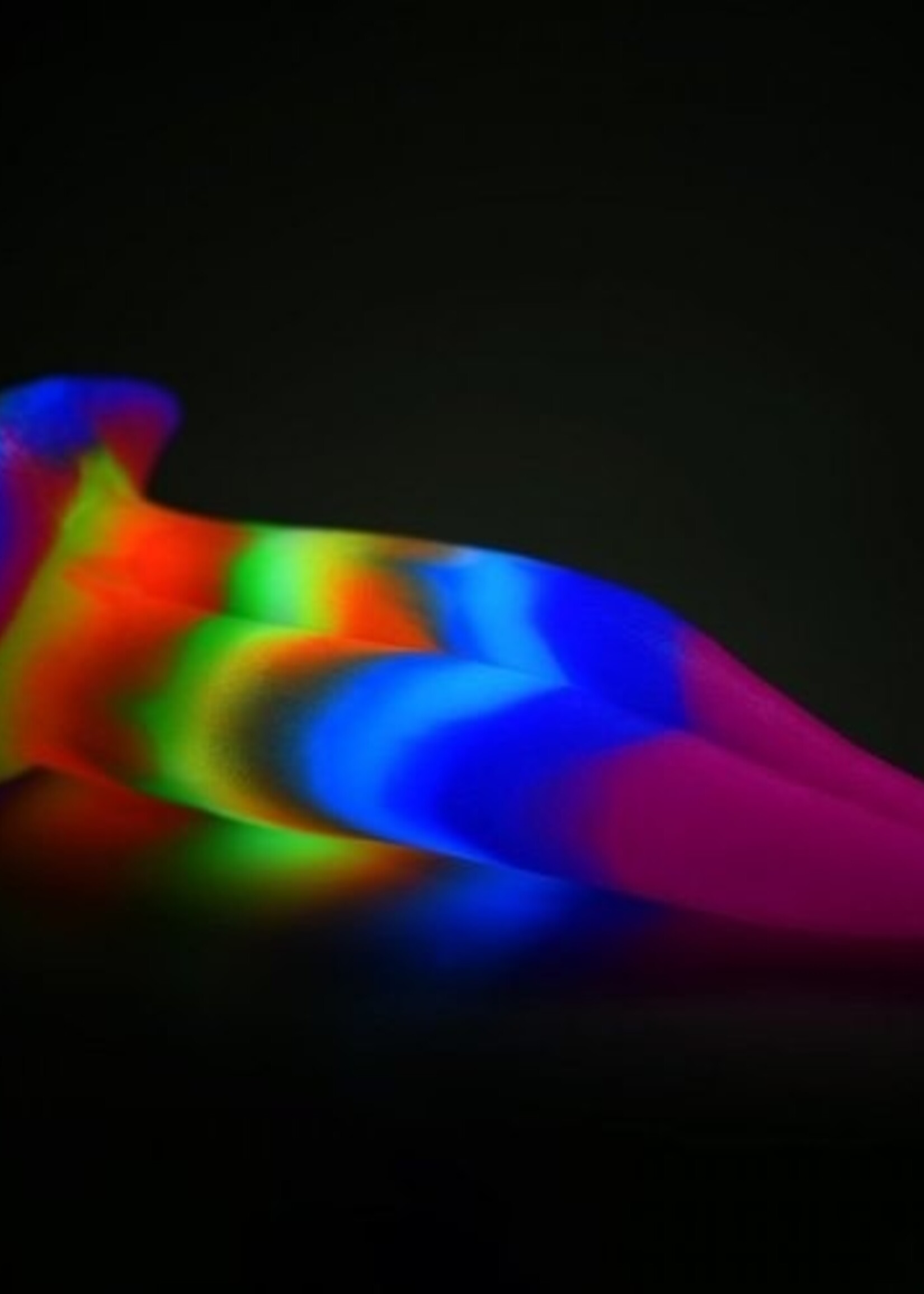 XR Brands Creature Cocks - Unicorn Kiss Tongue - Glow in the Dark Dildo