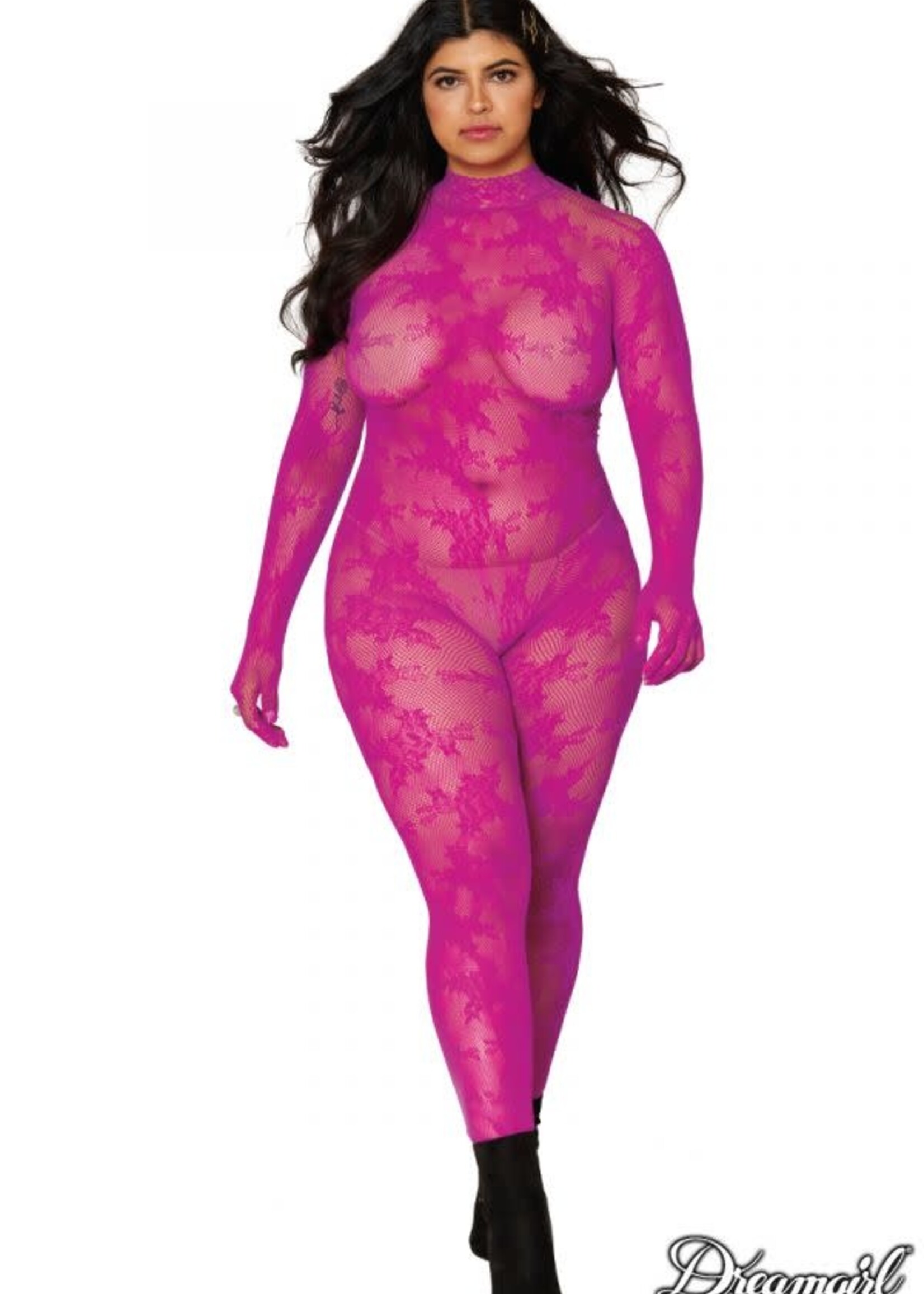 Dreamgirl Dreamgirl - Full Lace Catsuit - QS - Azalea