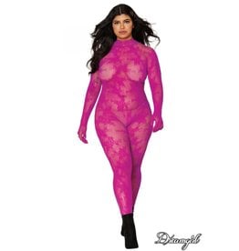 Dreamgirl Dreamgirl - Full Lace Catsuit - QS - Azalea