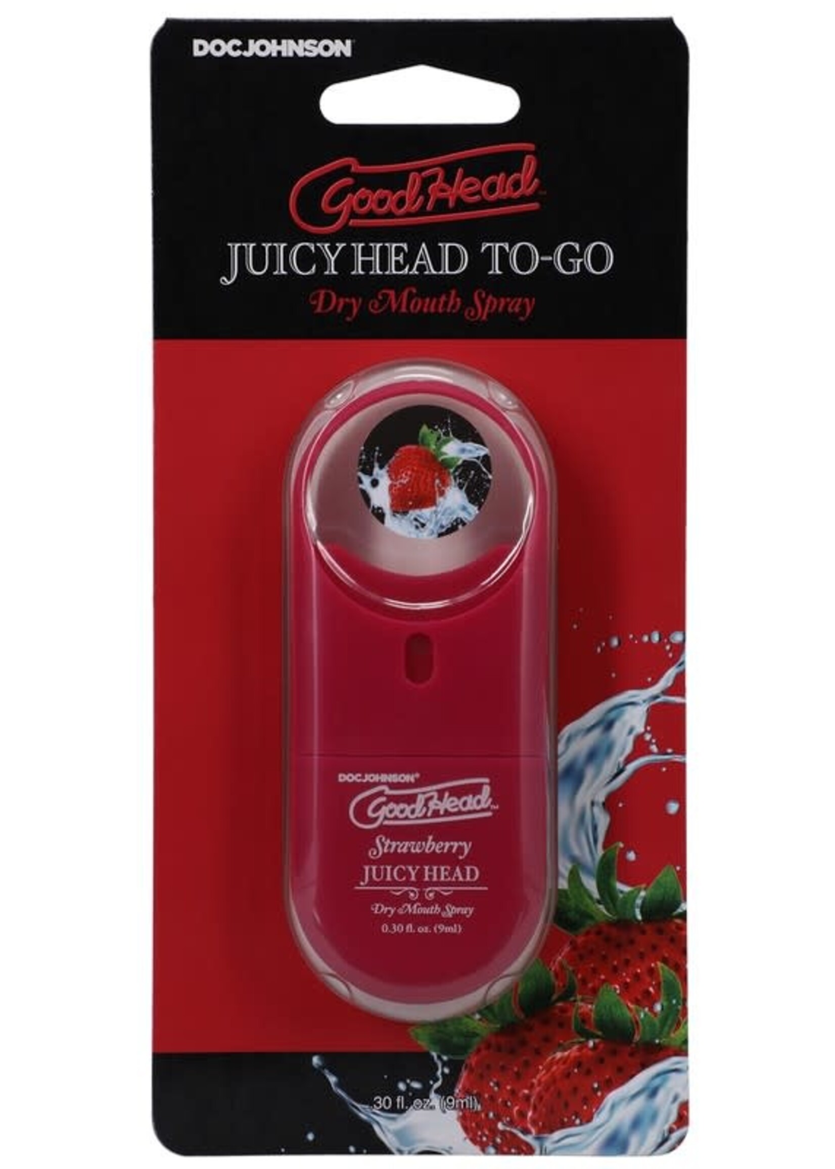 Doc Johnson GoodHead Juicy Head To-Go - Strawberry