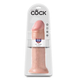 King Cock -  12'' Cock - Beige