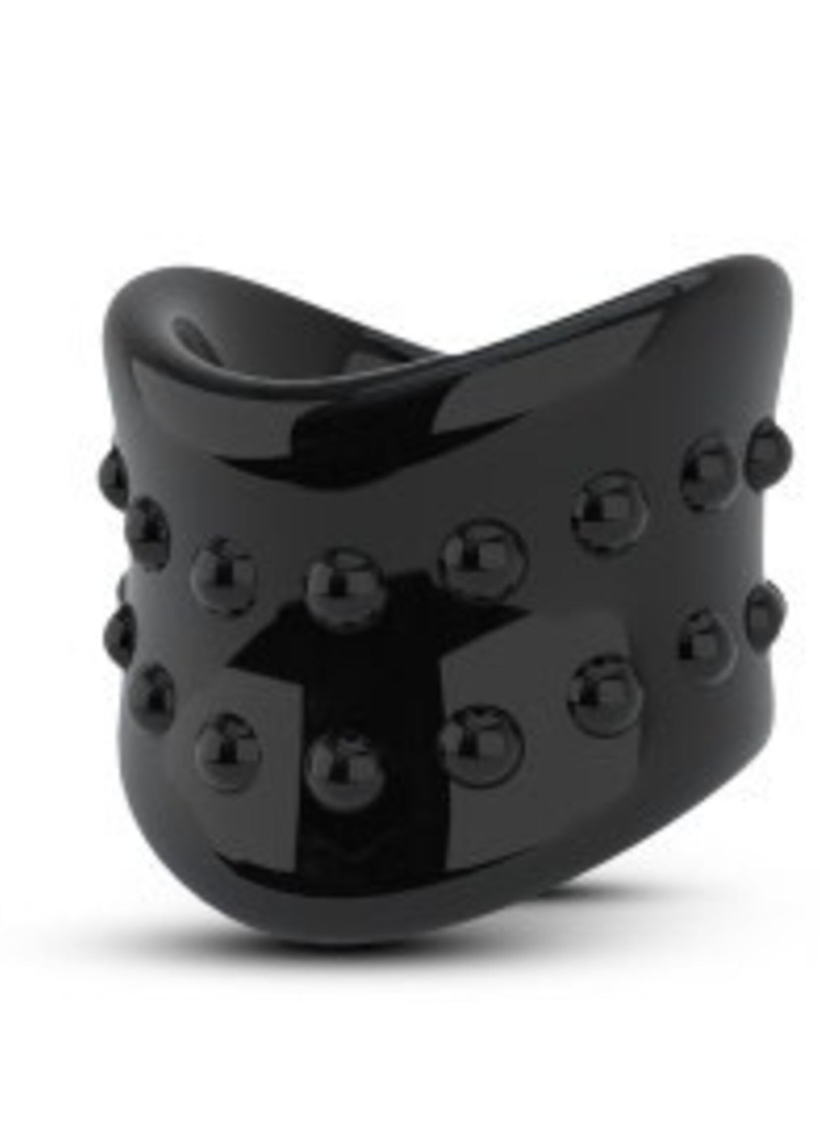Blush Novelties Blush - Stay Hard - Beef Ball Stretcher  X Long 1.5" Black