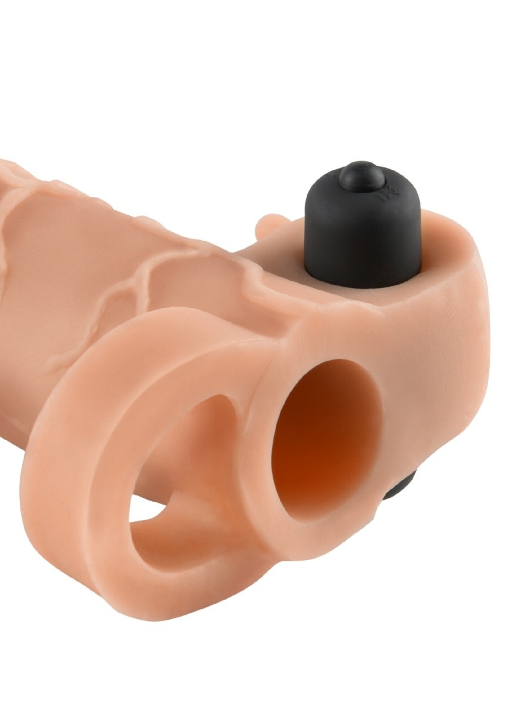 Pipedream Fantasy  Xtentions - Real Feel Vibrating 2 inch extension - Light