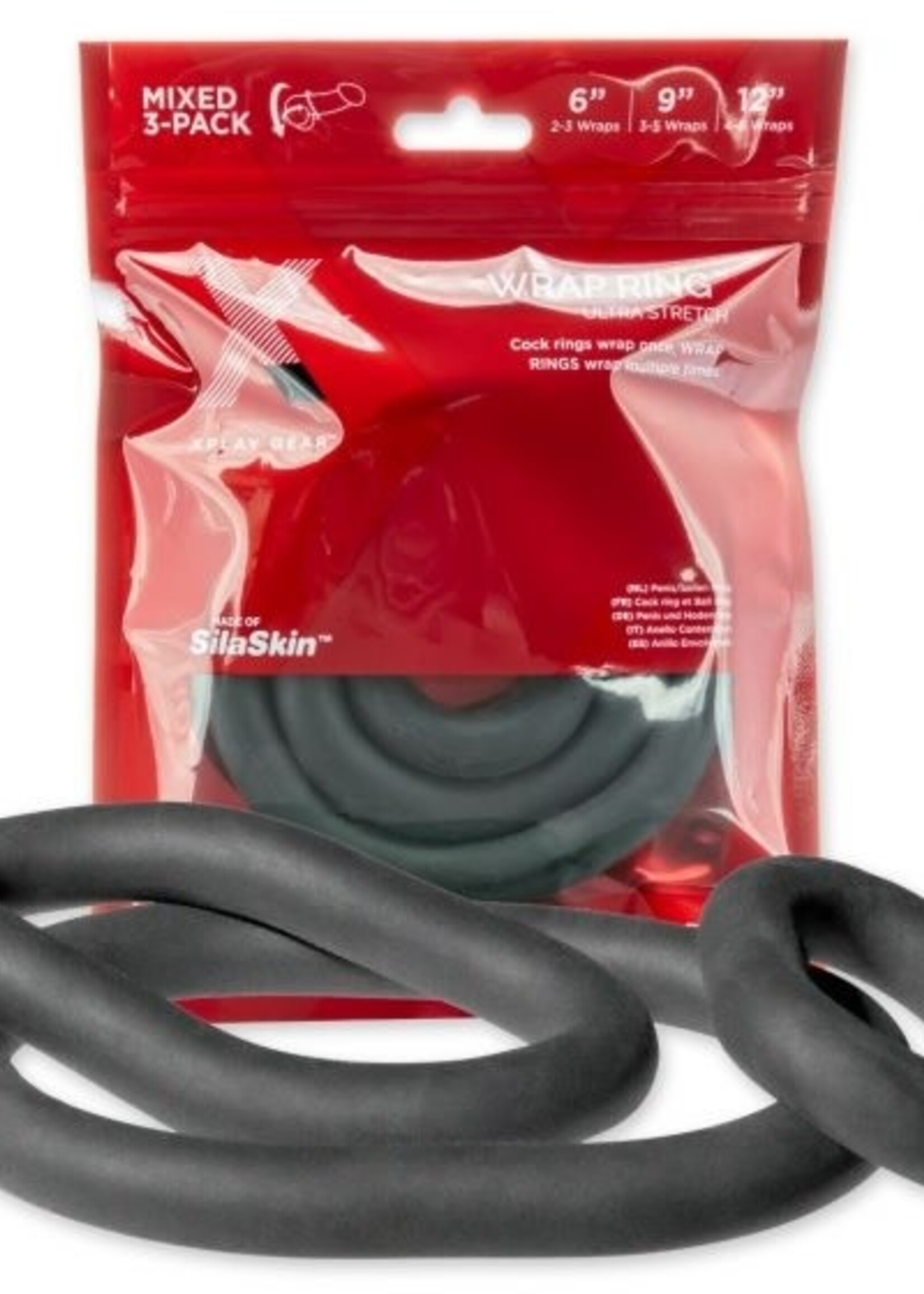 Perfect Fit - Silaskin Wrap Ring - 3 pk - 6",9" & 12"