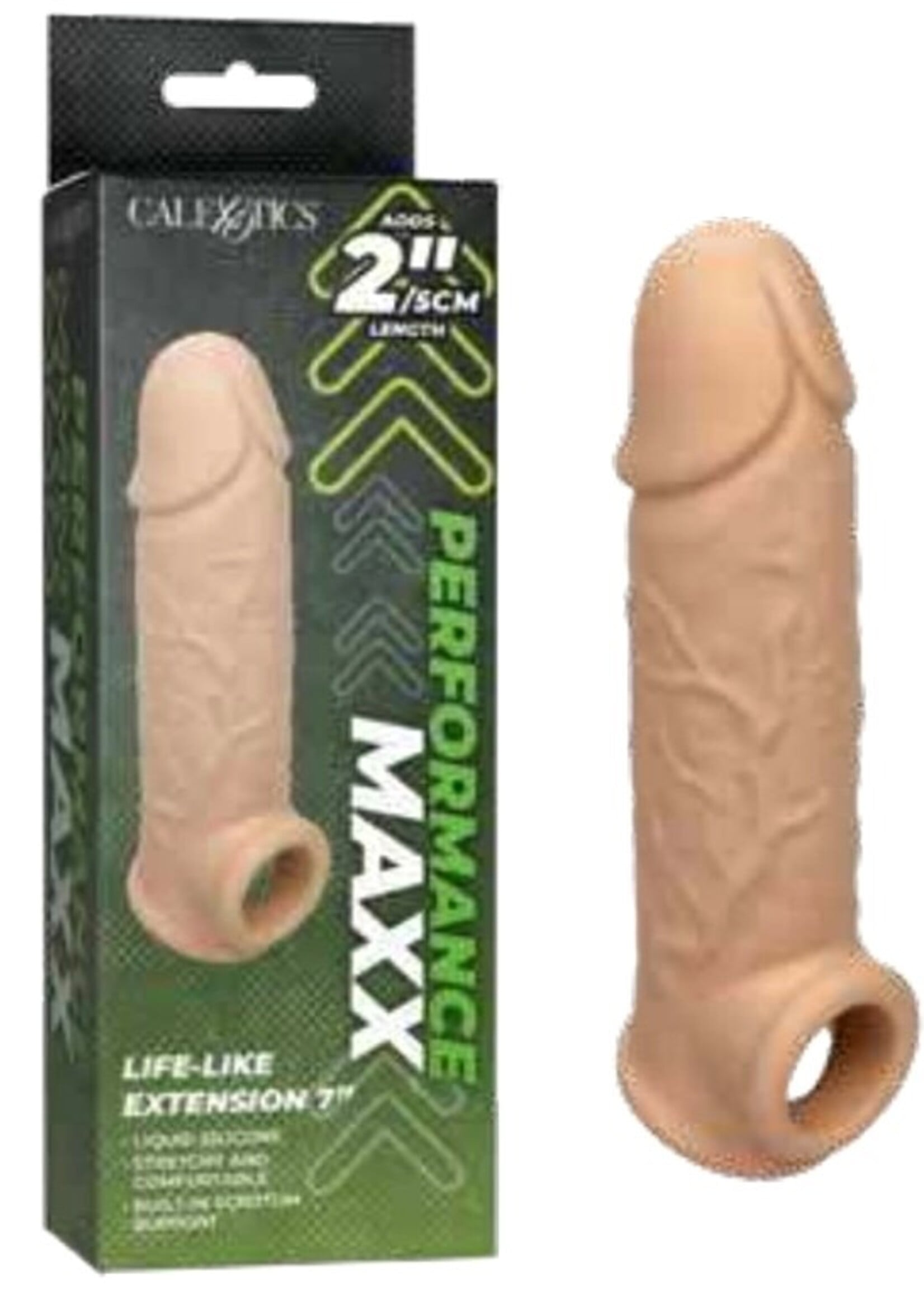 Calexotics Performance Maxx Life-Like Extension 7" - Ivory