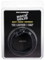 Doc Johnson Rock Solid - The Leather 3 Snap