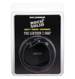 Doc Johnson Rock Solid - The Leather 3 Snap