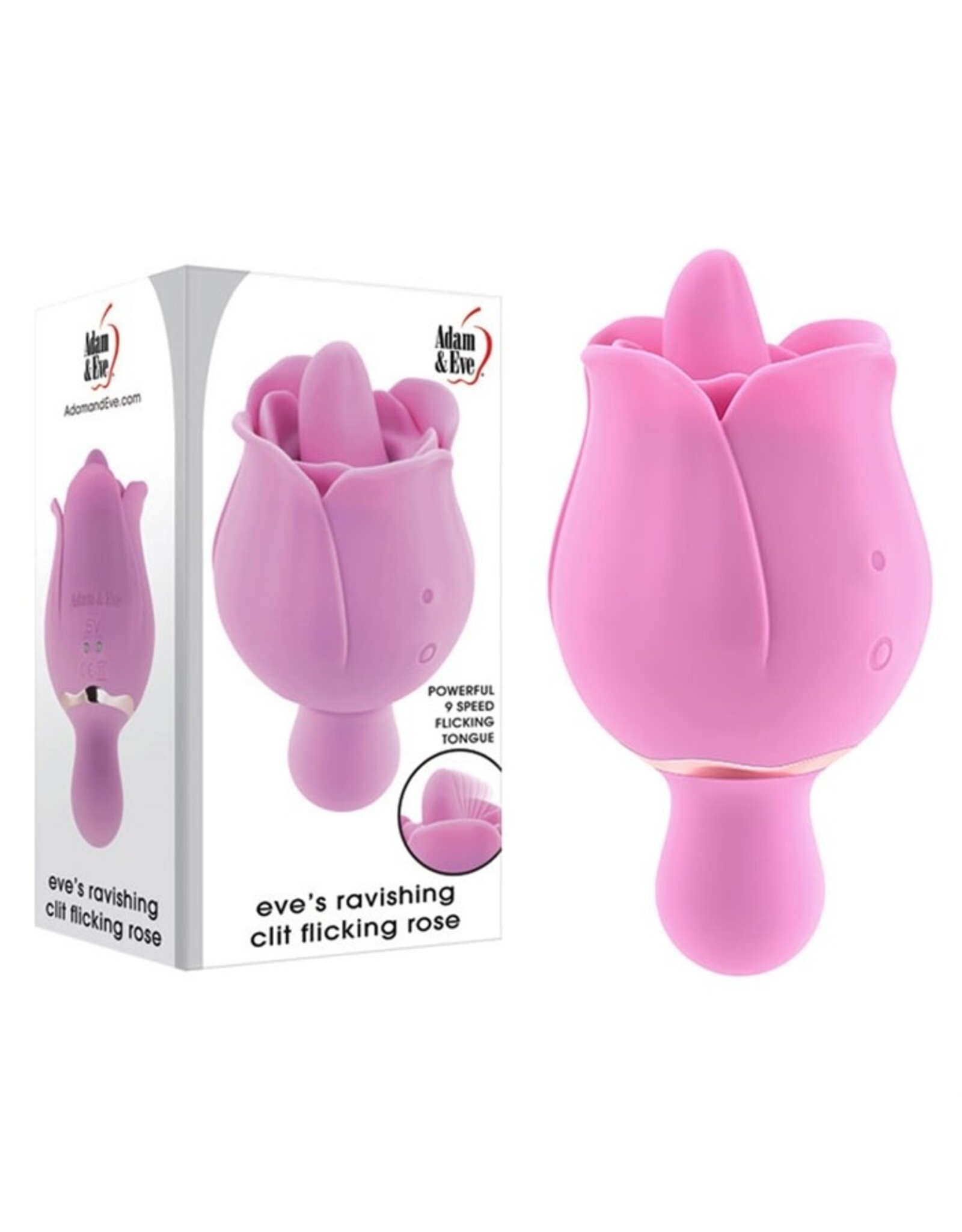 Adam & Eve Eve's Ravishing Clit Flicking Rose - Pink