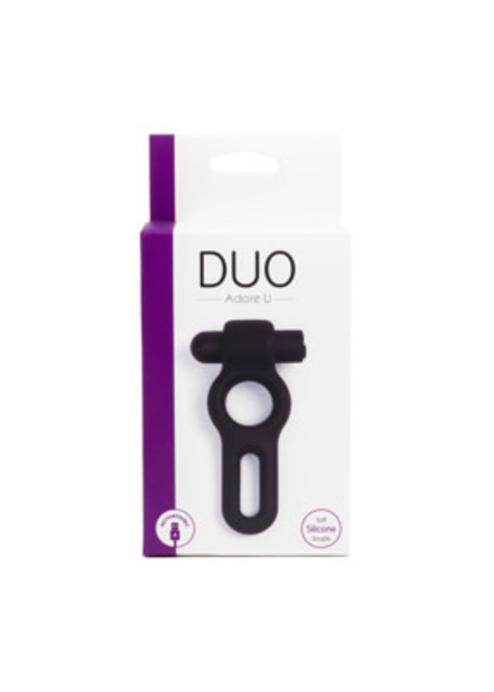 Adore U Adore U - Double Vibrating Ring