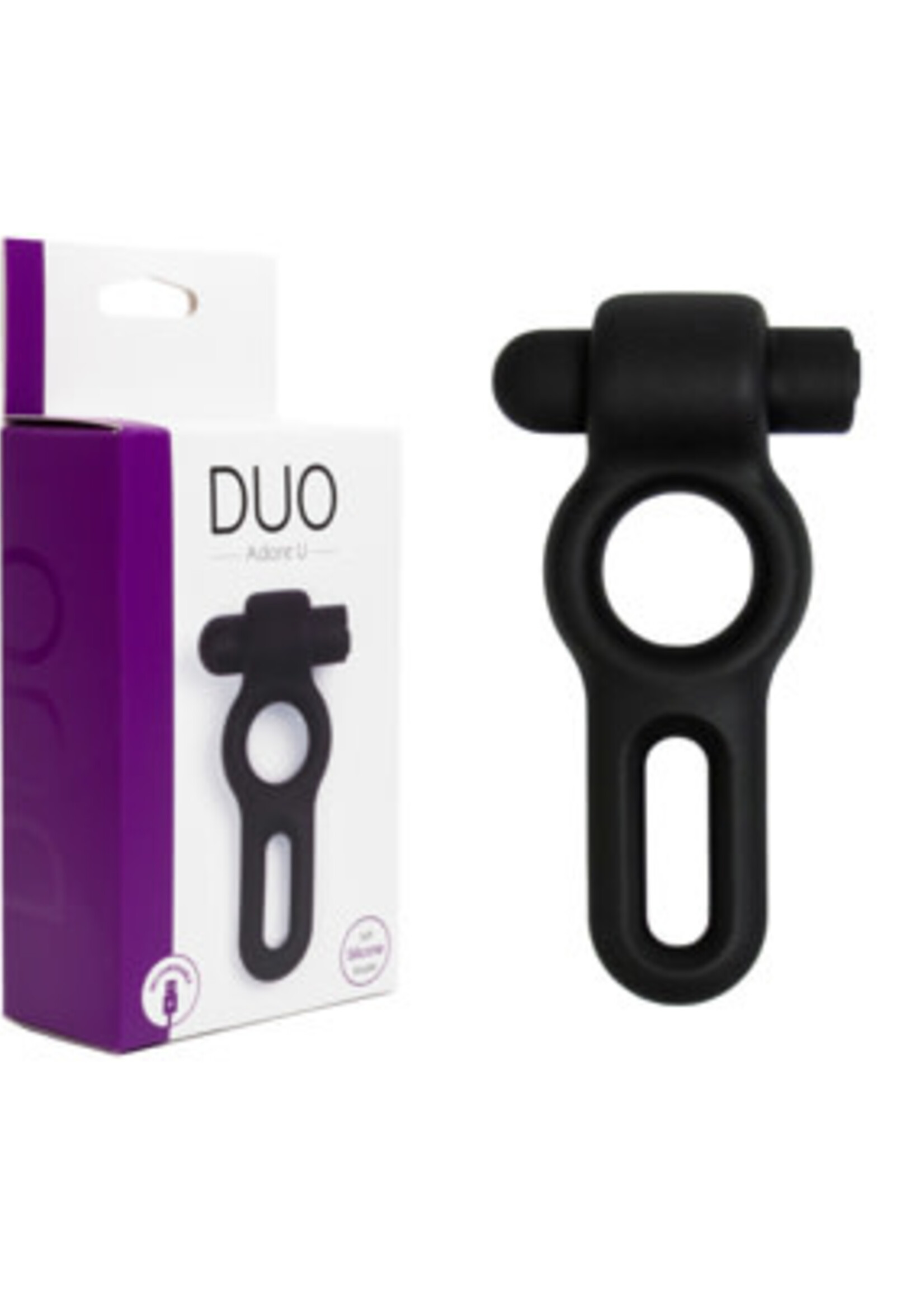 Adore U Adore U - Double Vibrating Ring