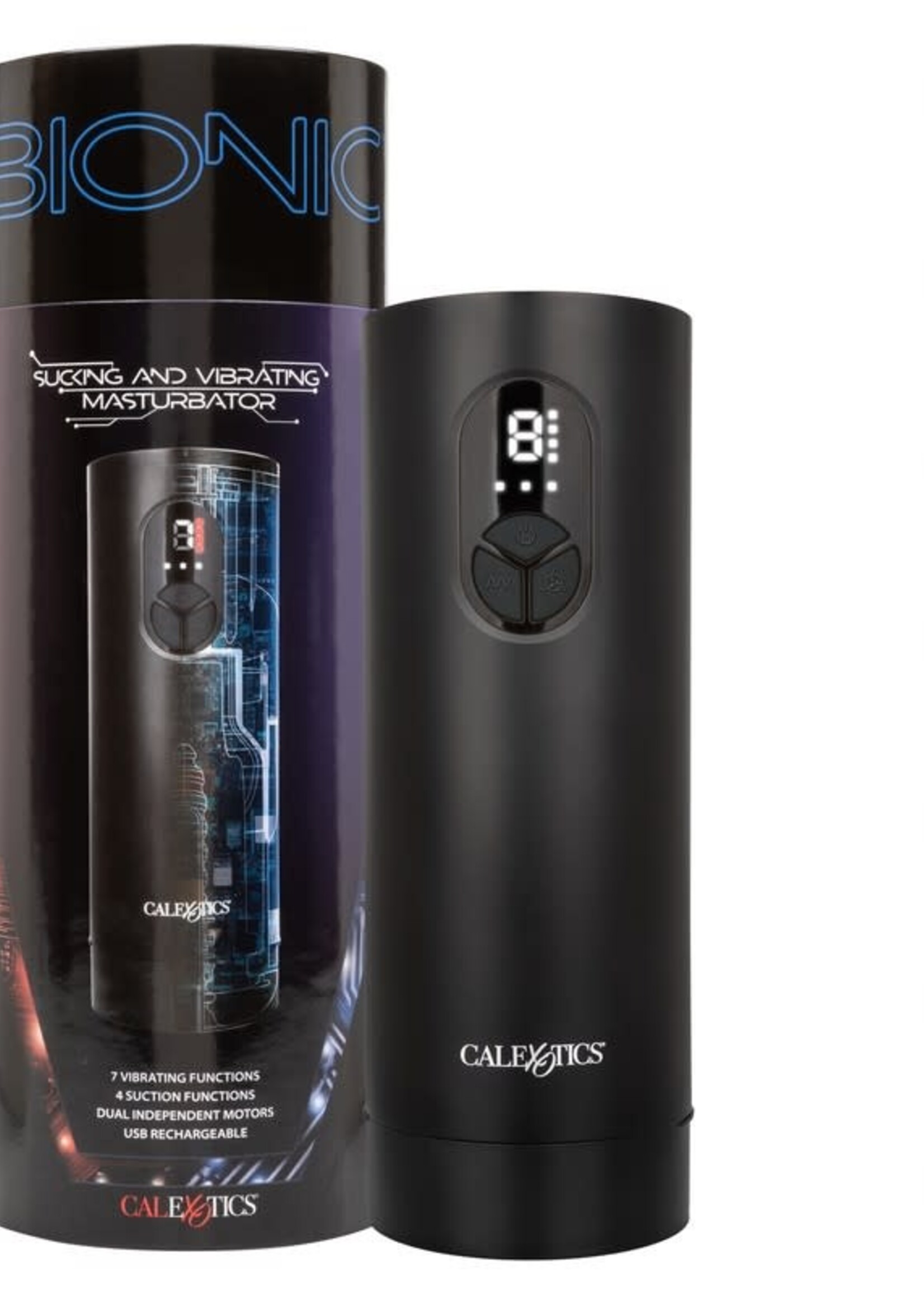 Calexotics Bionic - Sucking And Vibrating Masturbator Rechargeable