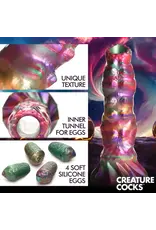 XR Brands Creature Cocks - Larva Silicone Ovipositor with Eggs
