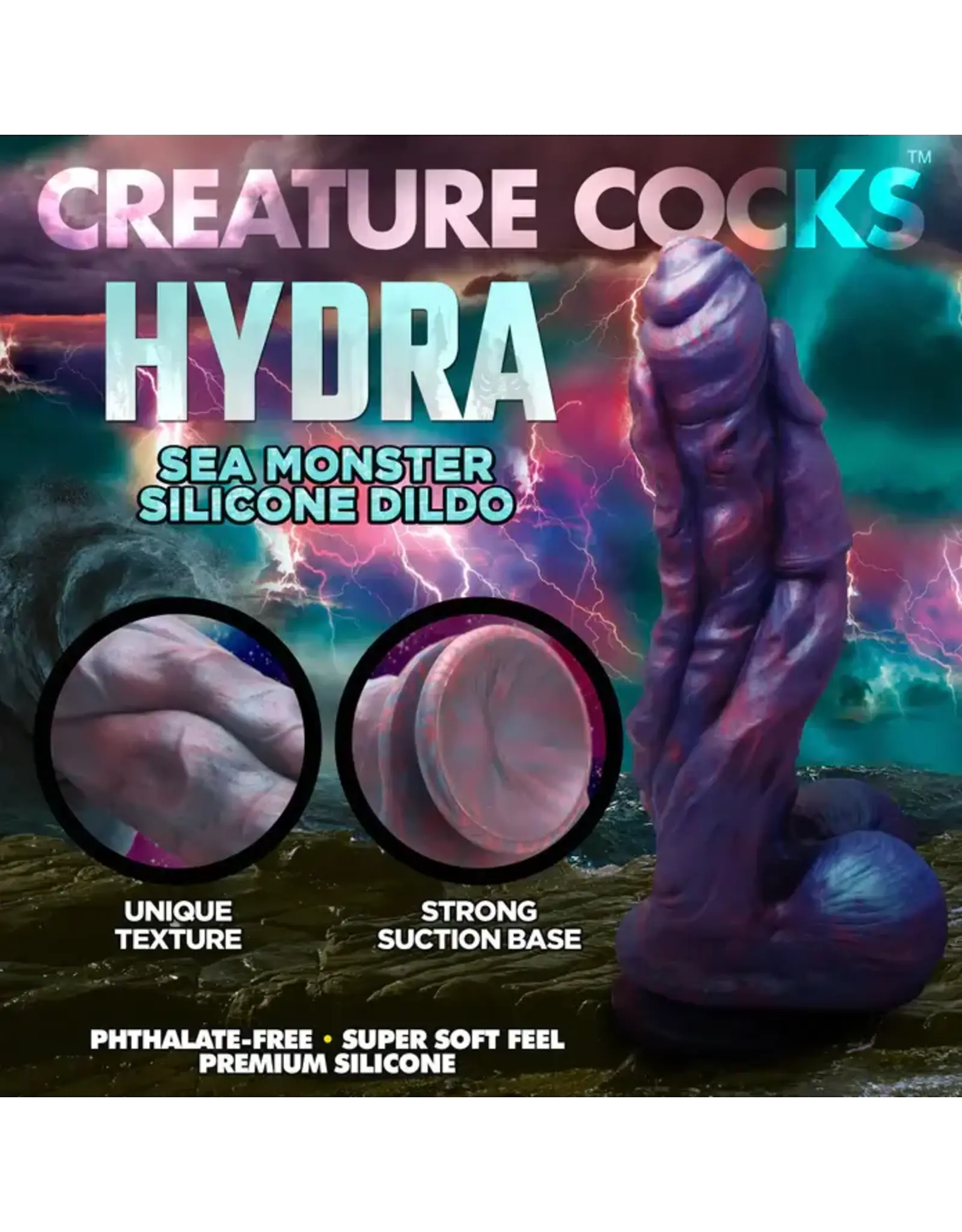XR Brands Creature Cocks - Hydra Sea Monster