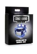 Strict Strict - Leather Cock Gear Leather Snap-on Cock Harness - Blue