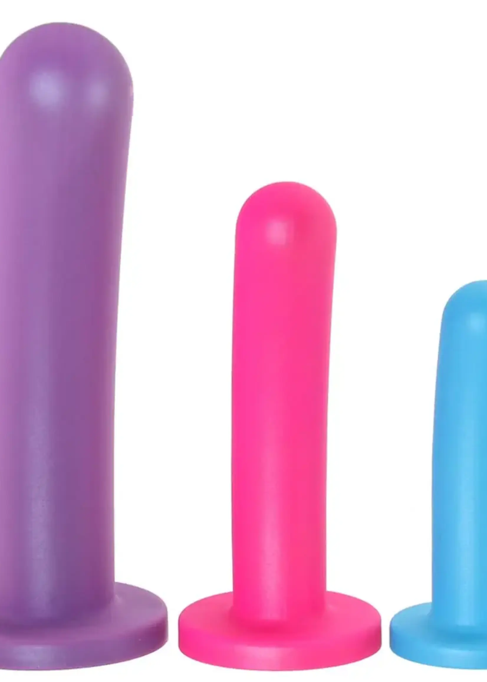 Strap U - Triple Peg Vibrating Dildo Set