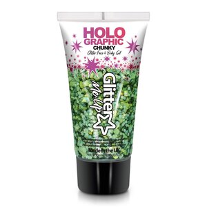 Glitter Me Up - Chunky Glitter Gel Tube 50 ml - Green Envy