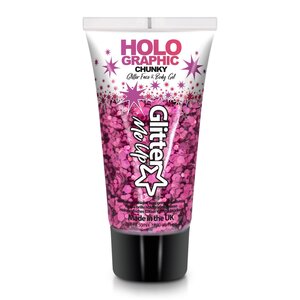 Glitter Me Up - Chunky Glitter Gel Tube 50 ml - Princess Pink