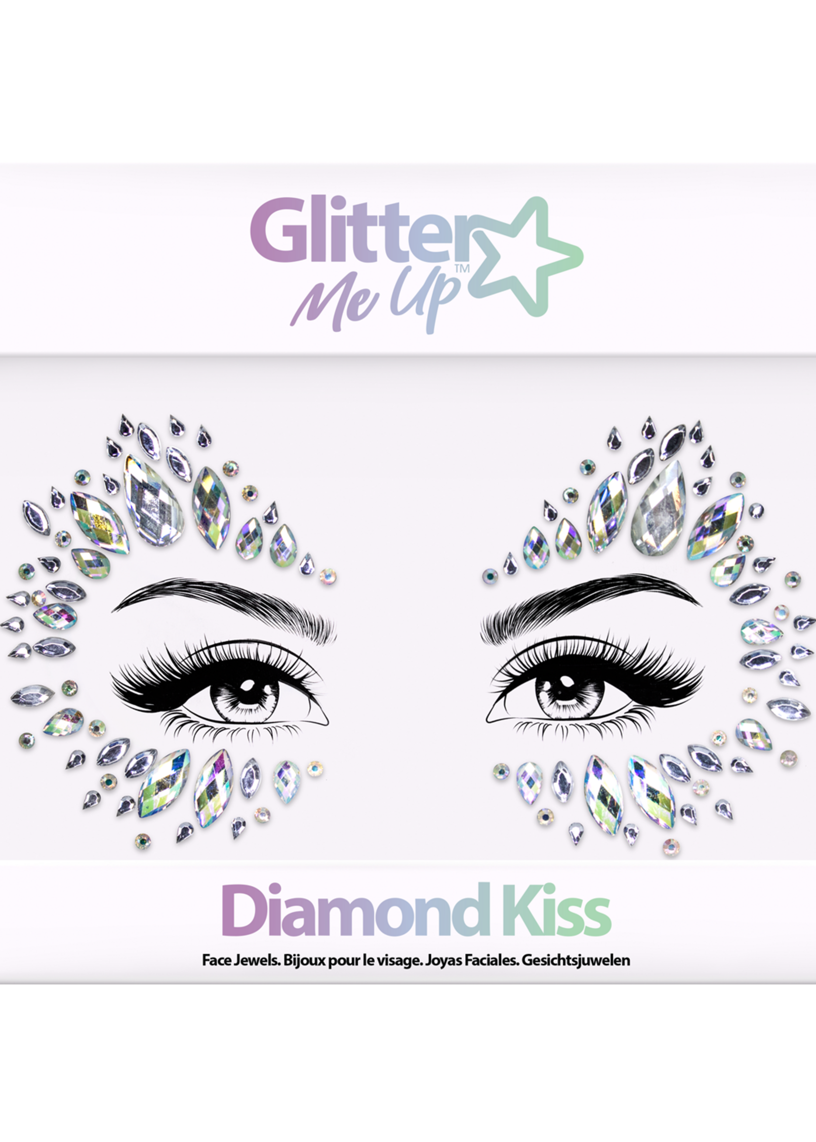 Glitter Me Up Glitter Me Up - Face Jewels - Diamond Kiss