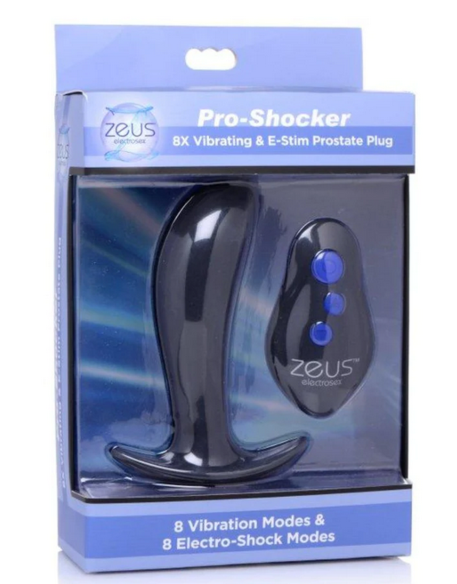 64X Pro Shocker Vibrating & E-Stim Plug