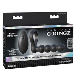 Pipedream C-Ringz - Remote Control Double Penetrator