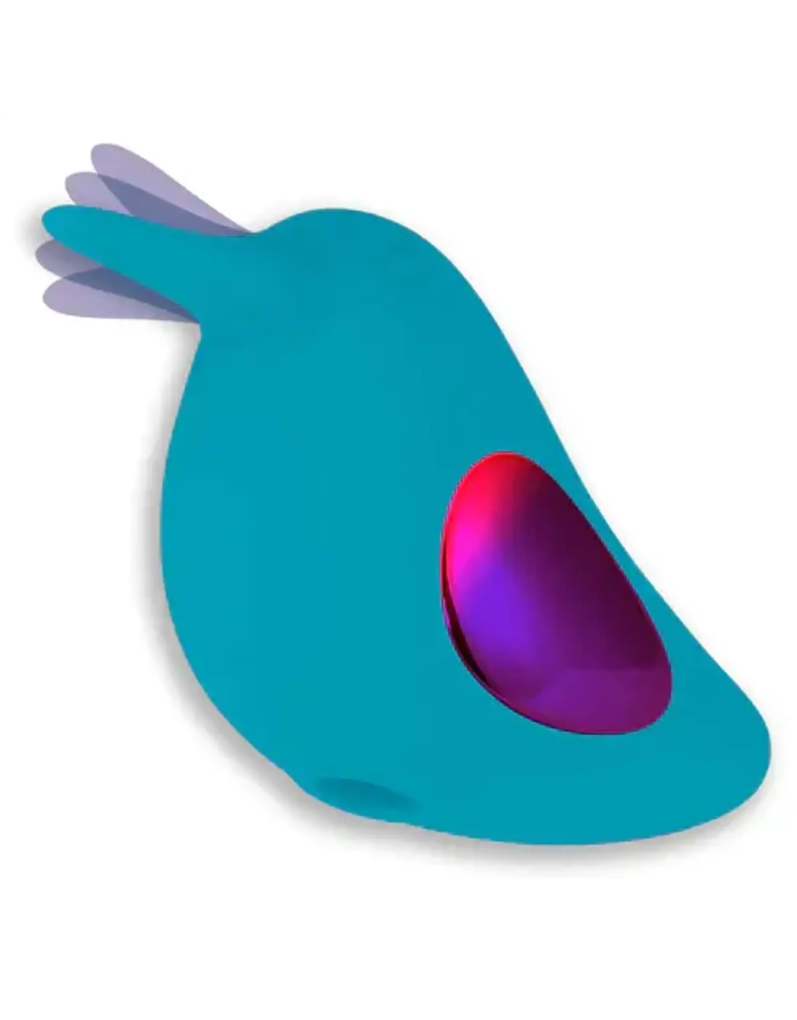 TW Trade Caress Hummingbird Clitoral Stimulator - Teal