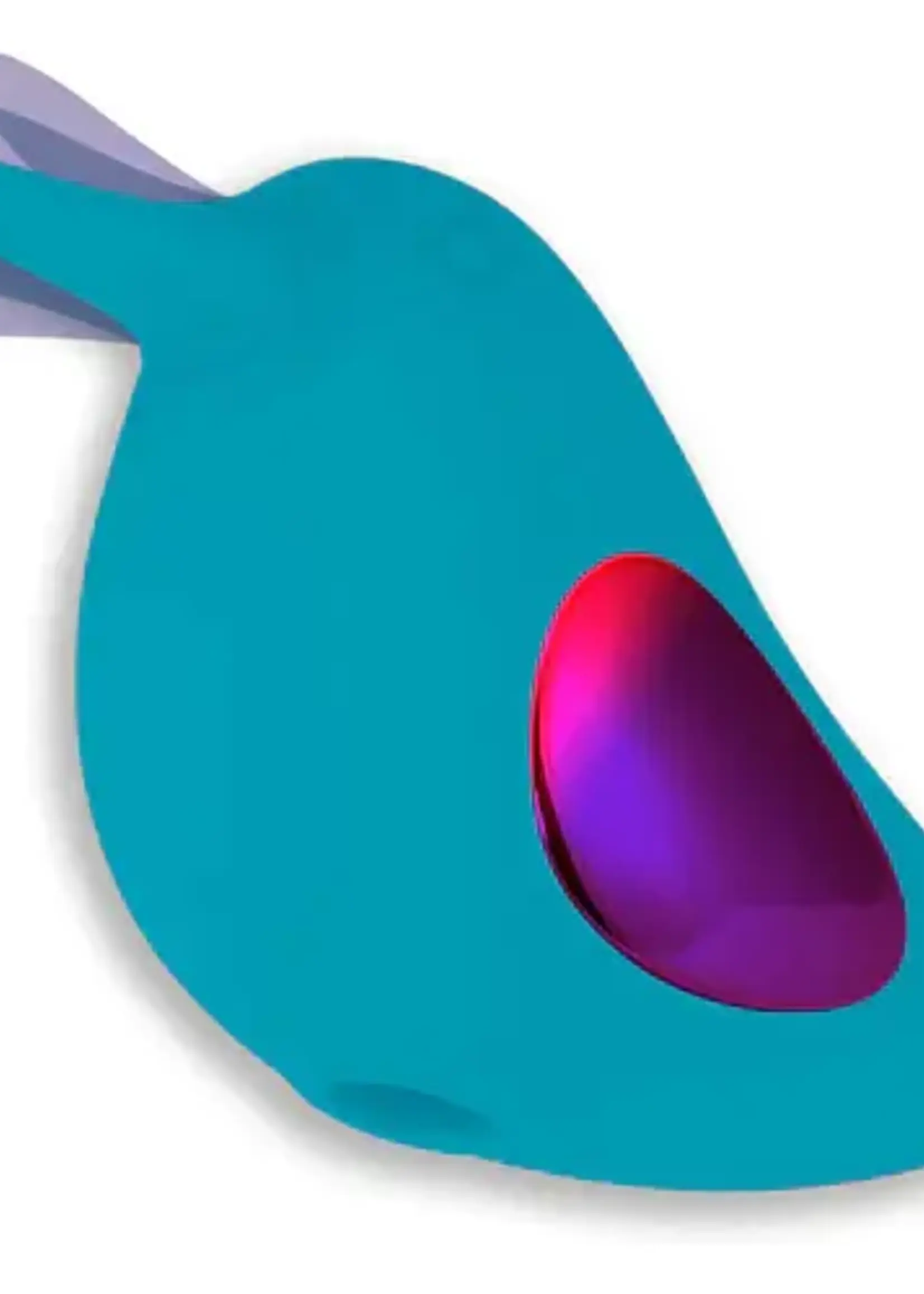 Caress Hummingbird Clitoral Stimulator - Teal