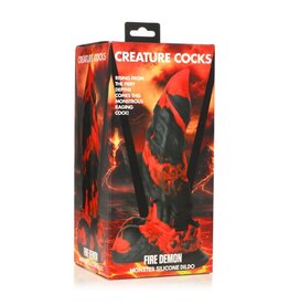 XR Brands Creature Cocks - Fire Demon Monster Silicone Dildo