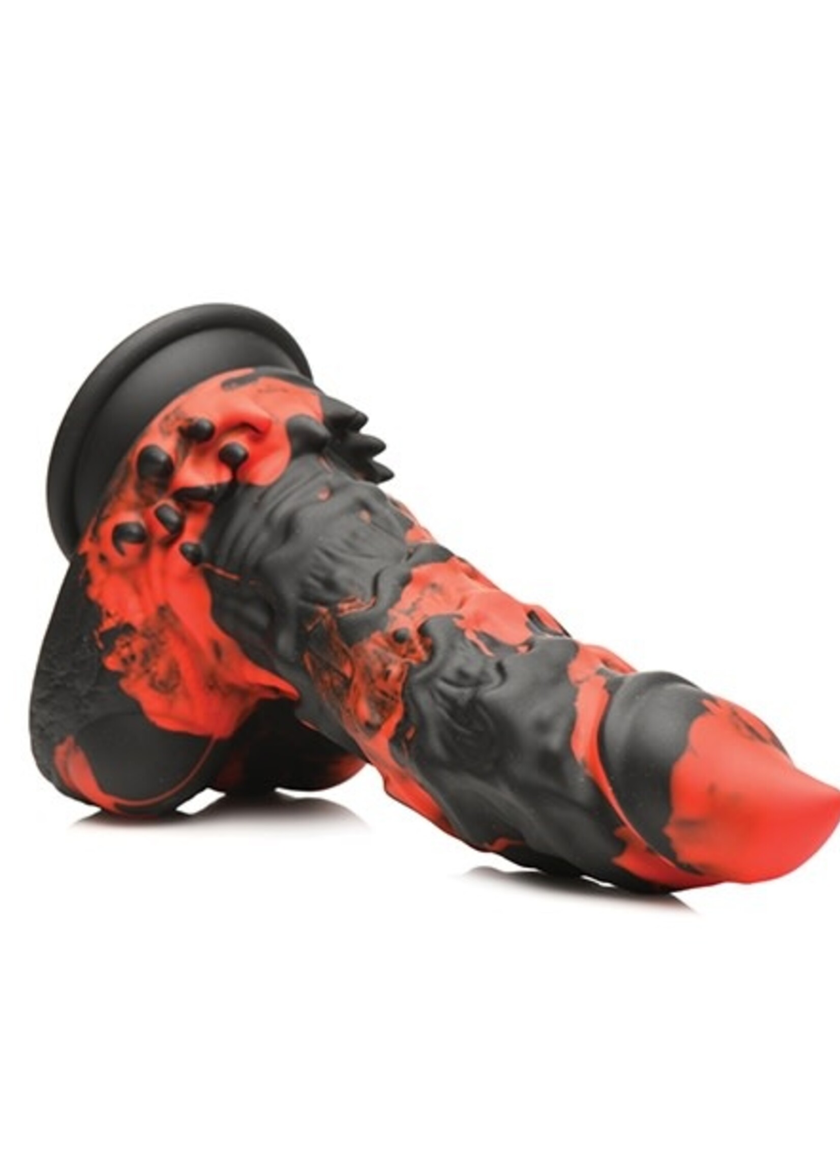 XR Brands Creature Cocks - Fire Demon Monster Silicone Dildo