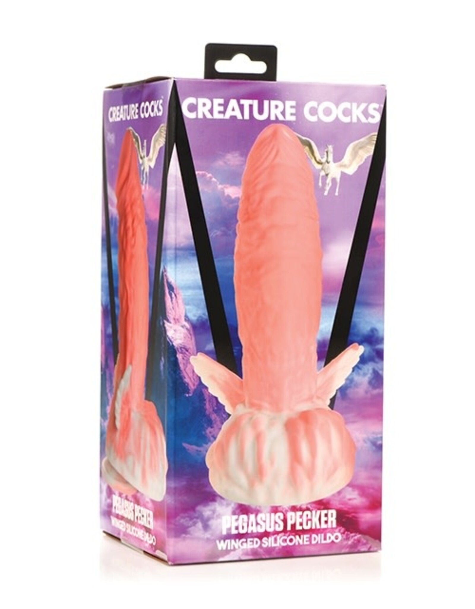 XR Brands Creature Cocks - Pegasus Pecker Winged Silicone Dildo