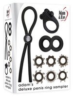 Adam & Eve Adam & Eve - Adam's Deluxe Penis Ring Sampler Set