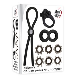 Adam & Eve Adam & Eve - Adam's Deluxe Penis Ring Sampler Set
