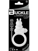BMS Factory Buckle Up - Vibrating Cock Ring - White