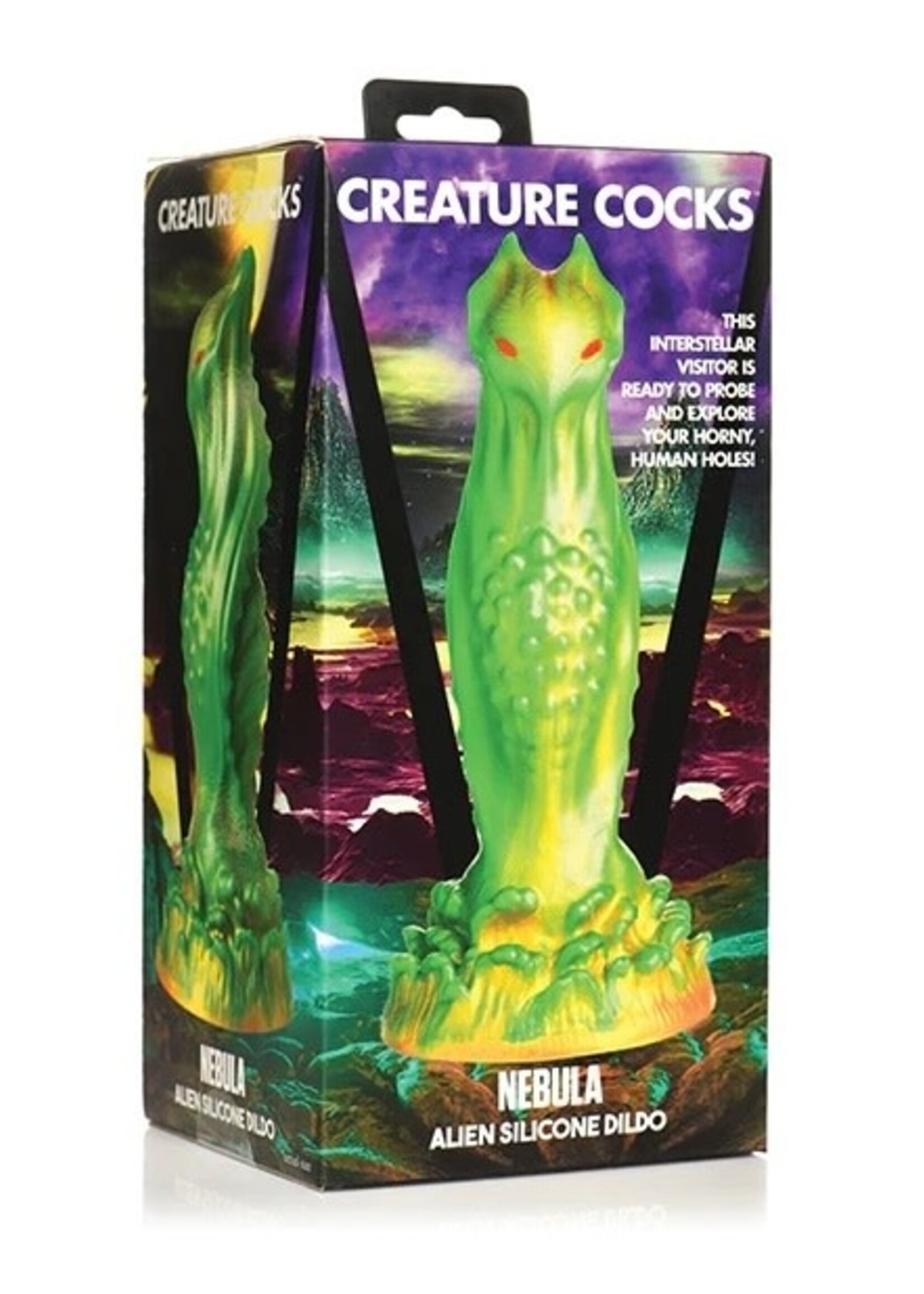 XR Brands Creature Cocks - Nebula Alien Silicone Dildo