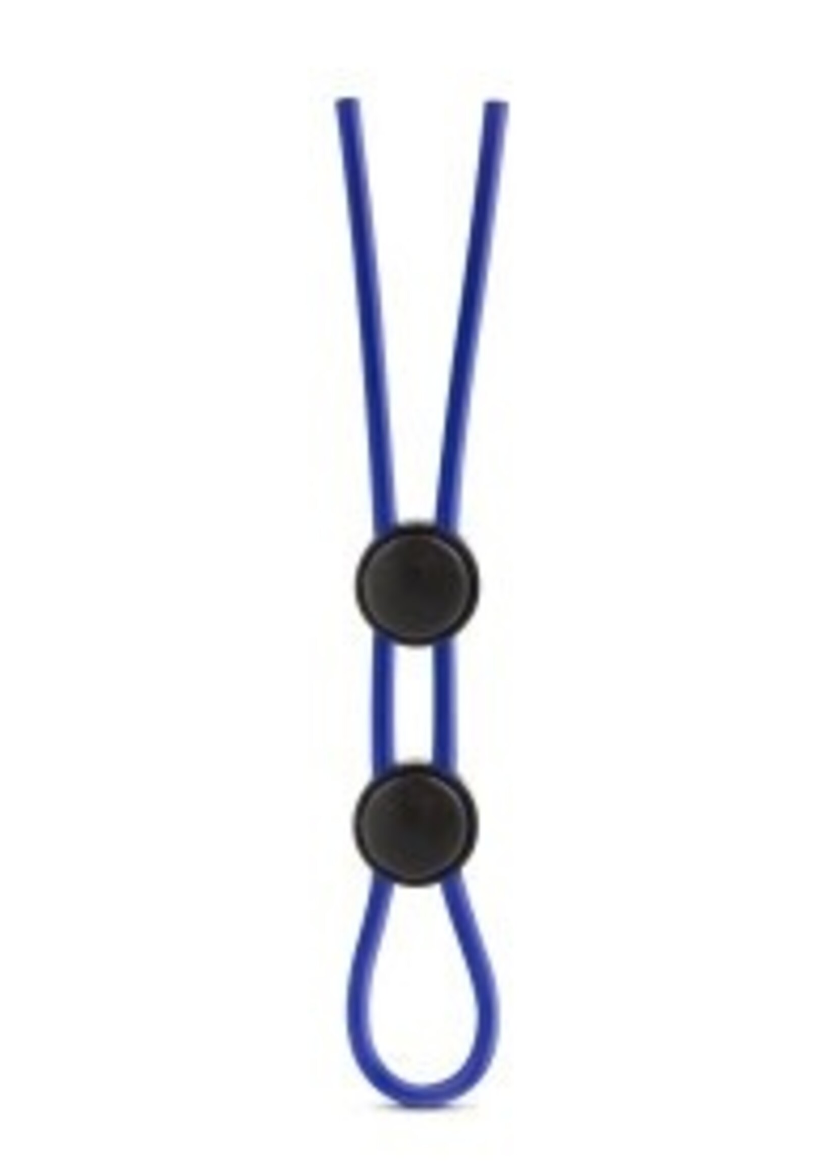 Blush Novelties Blush - Stay Hard - Silicone Double Loop Cock Ring - Blue