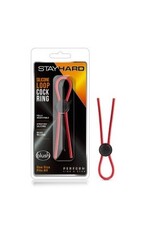 Blush Novelties Blush - Stay Hard - Silicone Loop Cock Ring - Red