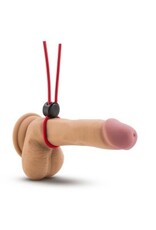 Blush Novelties Blush - Stay Hard - Silicone Loop Cock Ring - Red