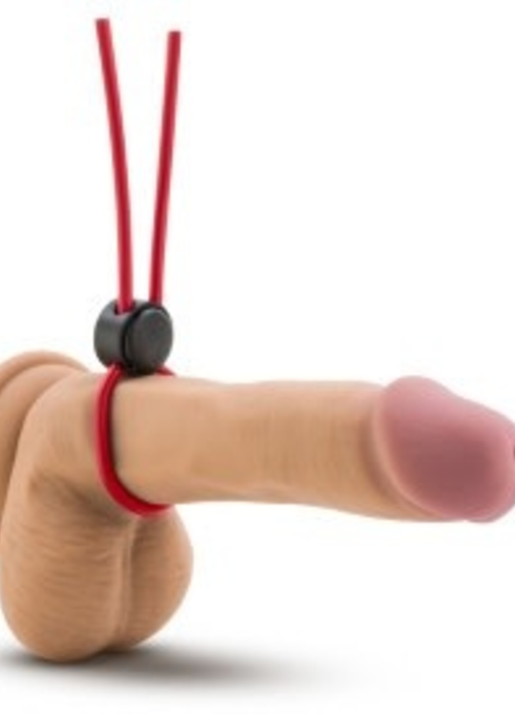 Blush Novelties Blush - Stay Hard - Silicone Loop Cock Ring - Red