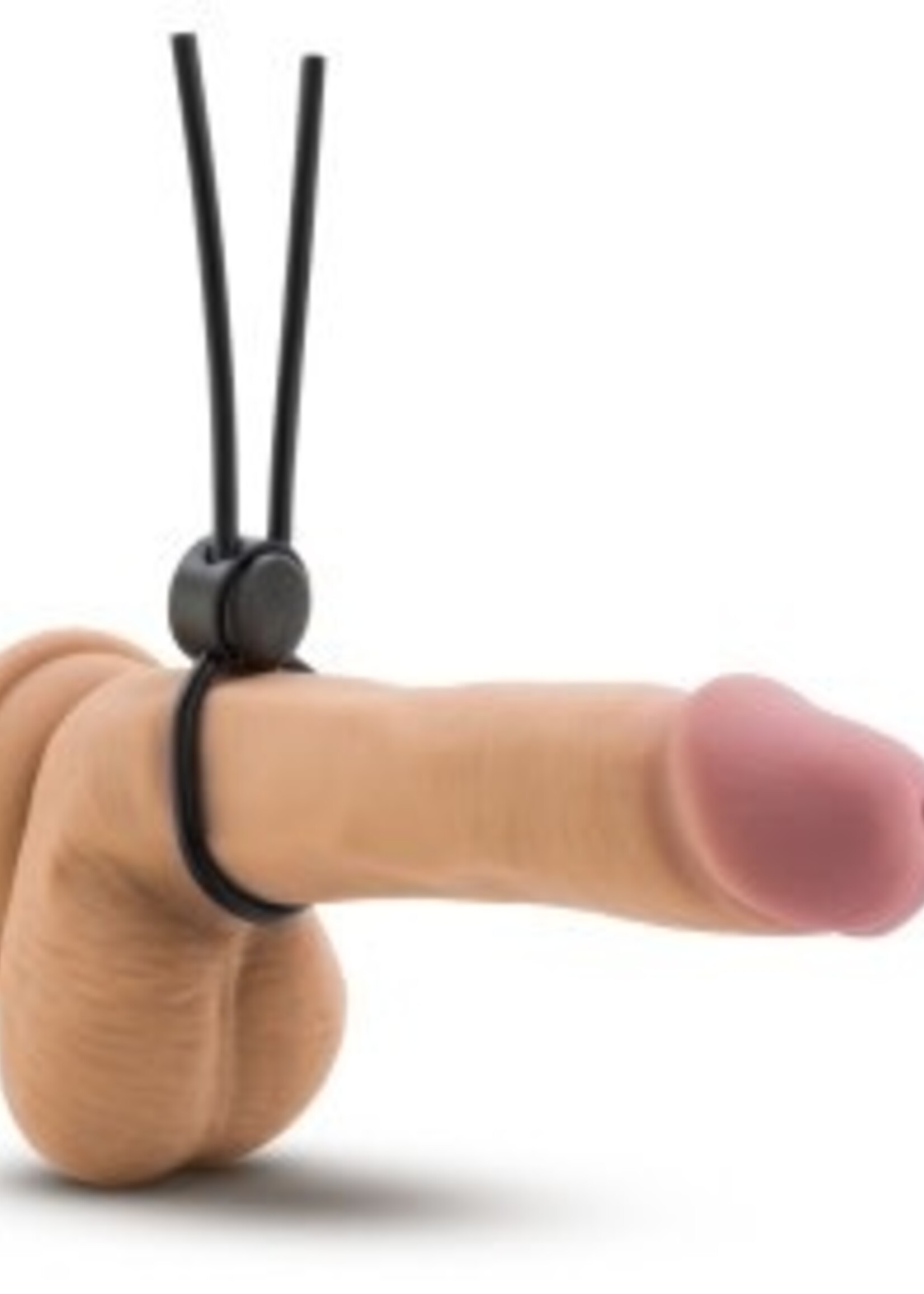 Blush Novelties Blush - Stay Hard - Silicone Loop Cock Ring - Black