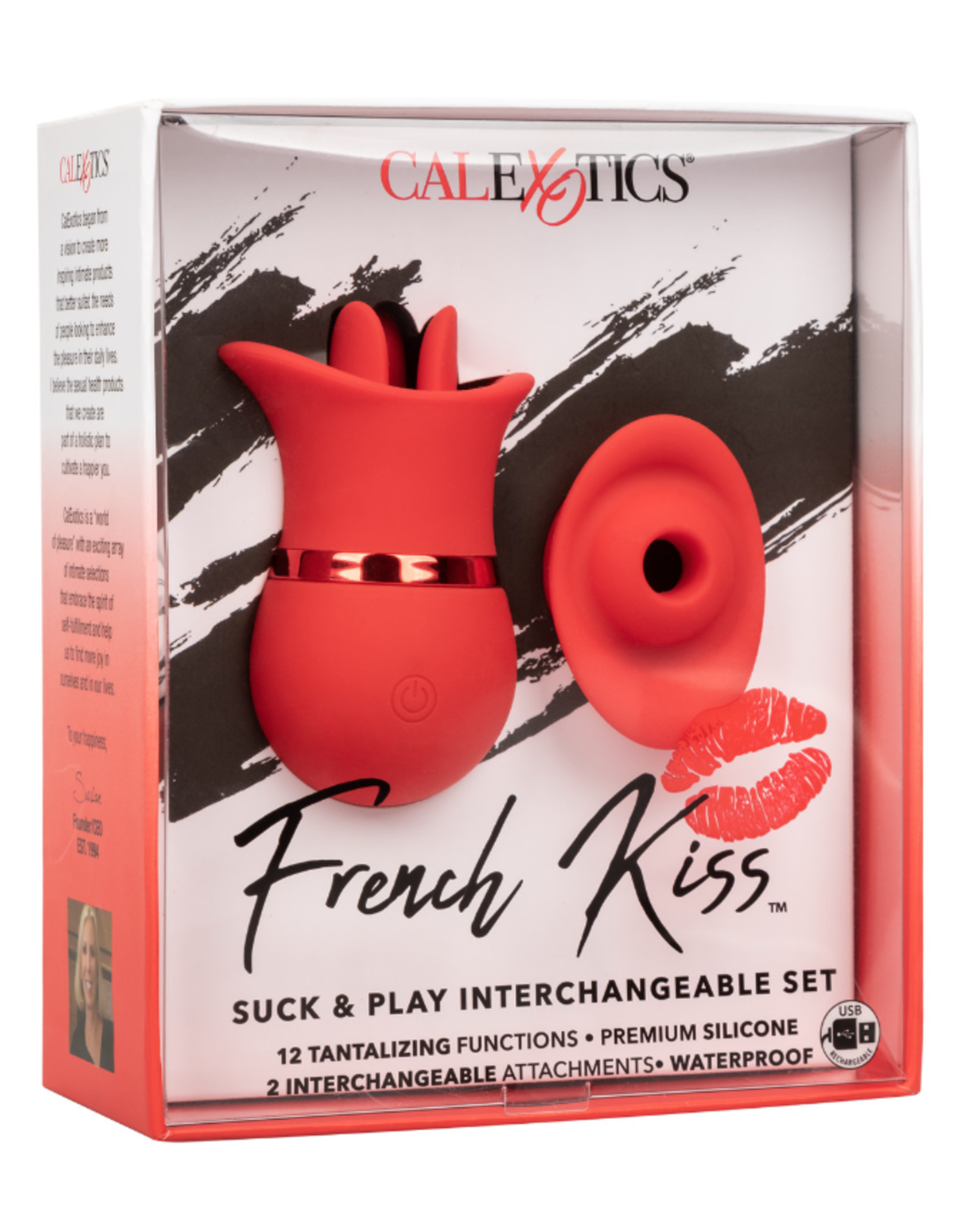 Calexotics French Kiss Suck & Play Interchangeable Set