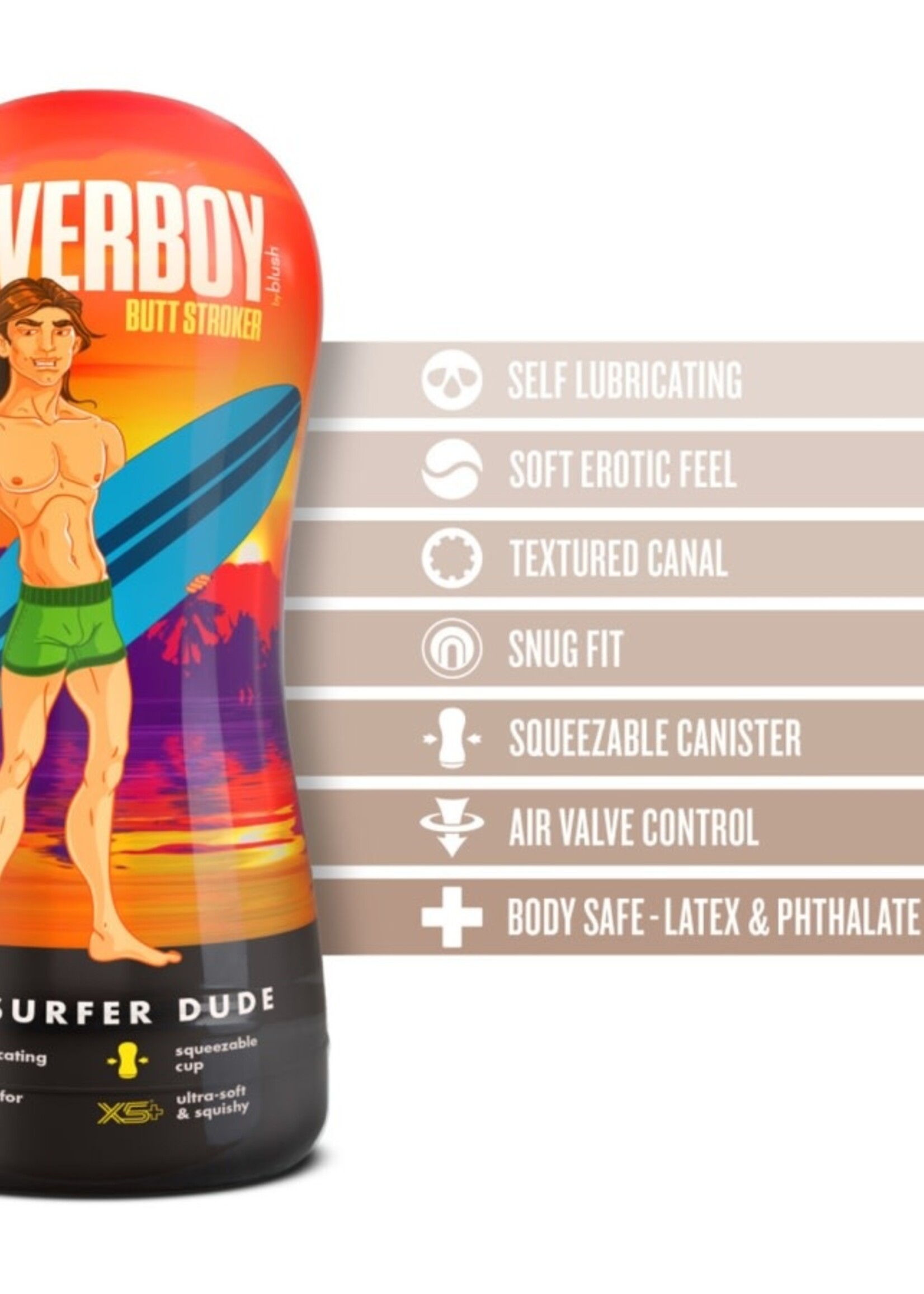 Blush Novelties Loverboy Stroker - The Surfer Dude