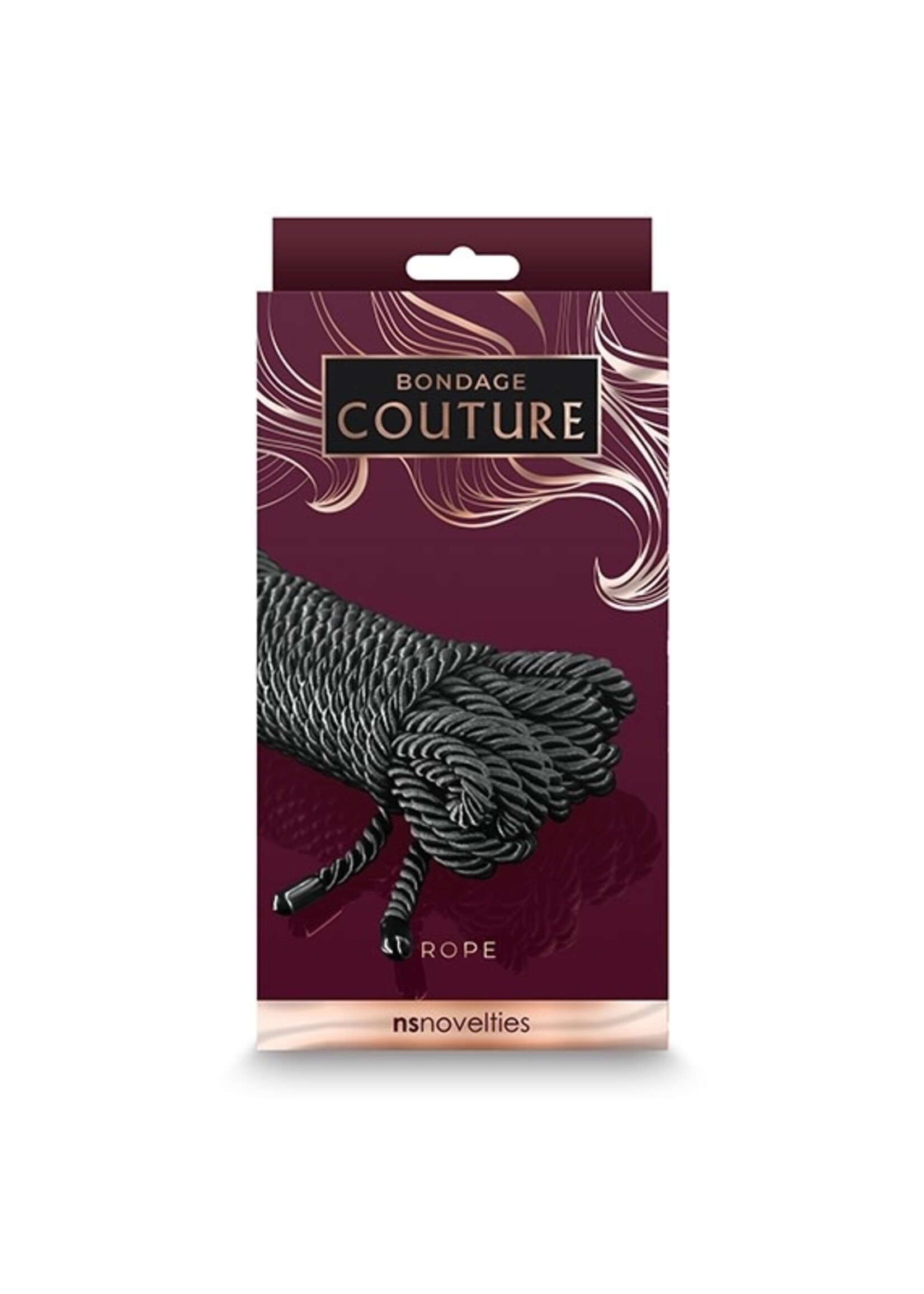 NS Novelties Bondage Couture Rope - Black